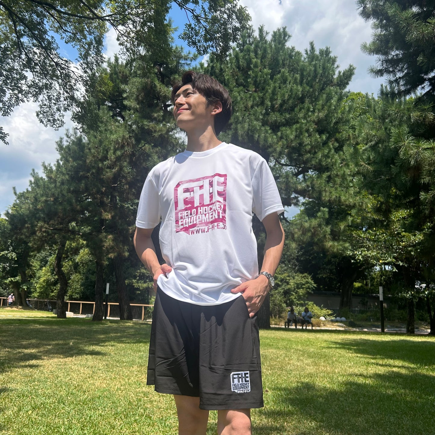 F-H-E カモフラ柄Tシャツ ネコポス送料込