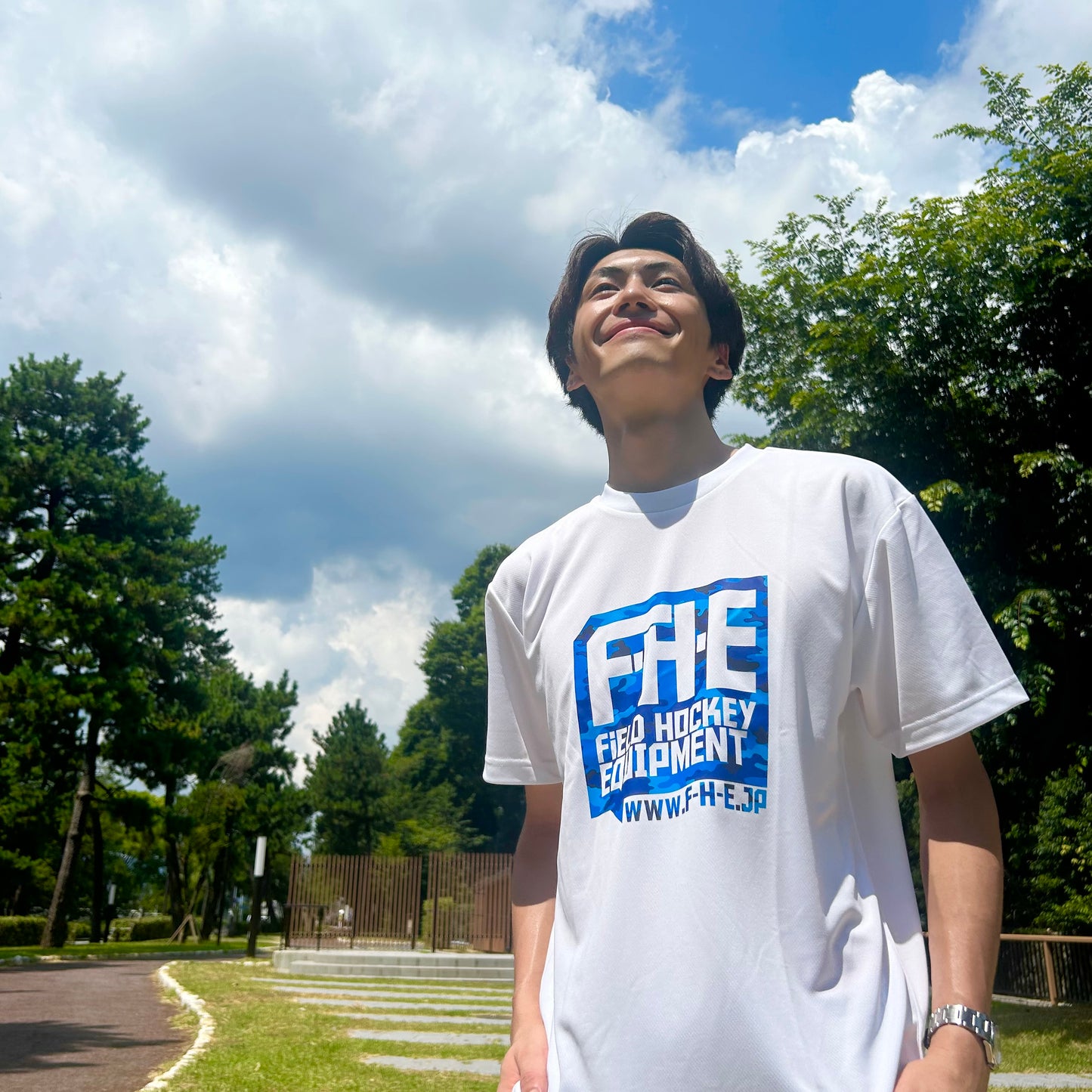 F-H-E カモフラ柄Tシャツ ネコポス送料込