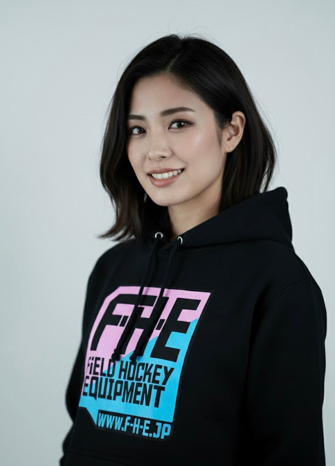 F-H-E 2色パーカー パステルパープル/パステルブルー