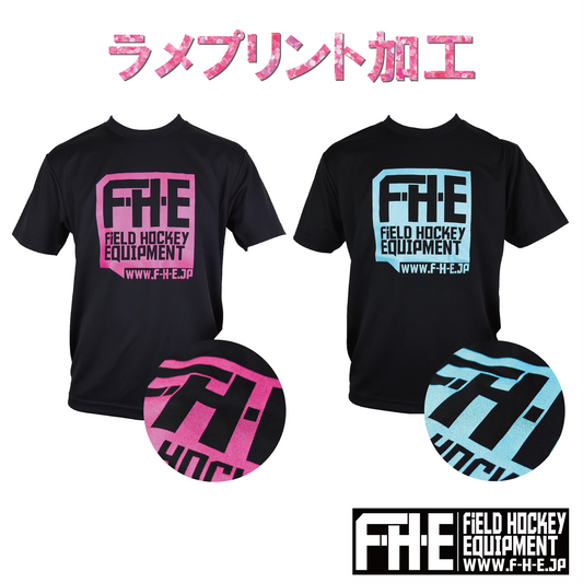 F-H-E Tシャツ ラメプリント