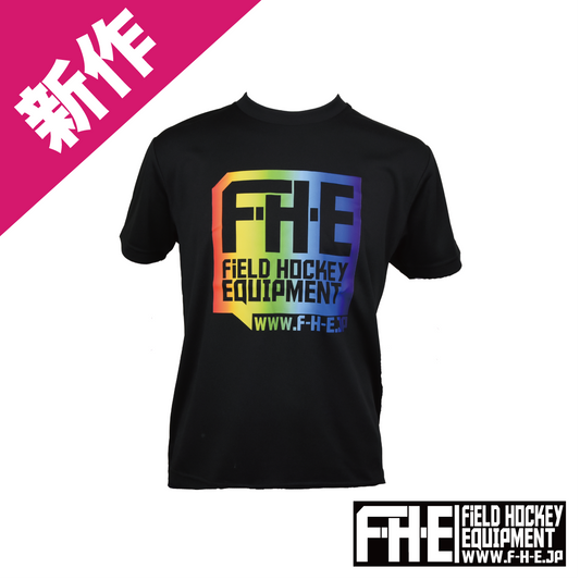 F-H-E Tシャツ レインボープリント