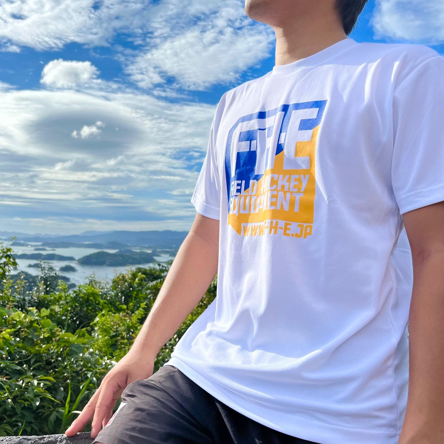 F-H-E 2色Tシャツ ホワイト