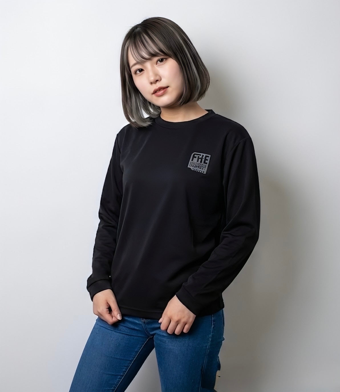 F-H-E 長袖シャツ 両面プリントロゴ小【送料込】