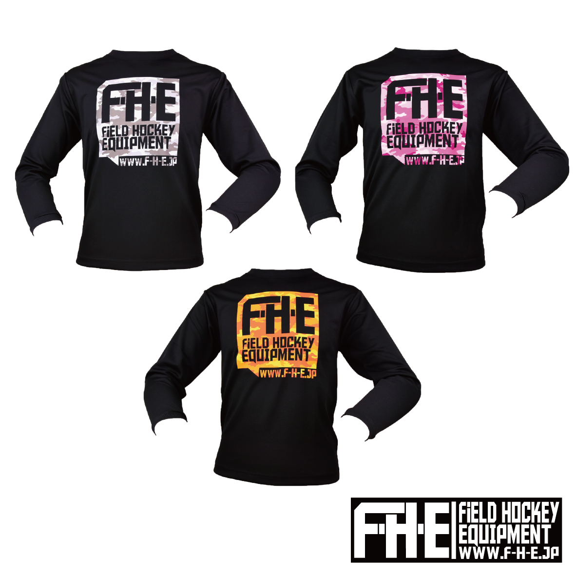 F-H-E カモフラ柄 長袖シャツ