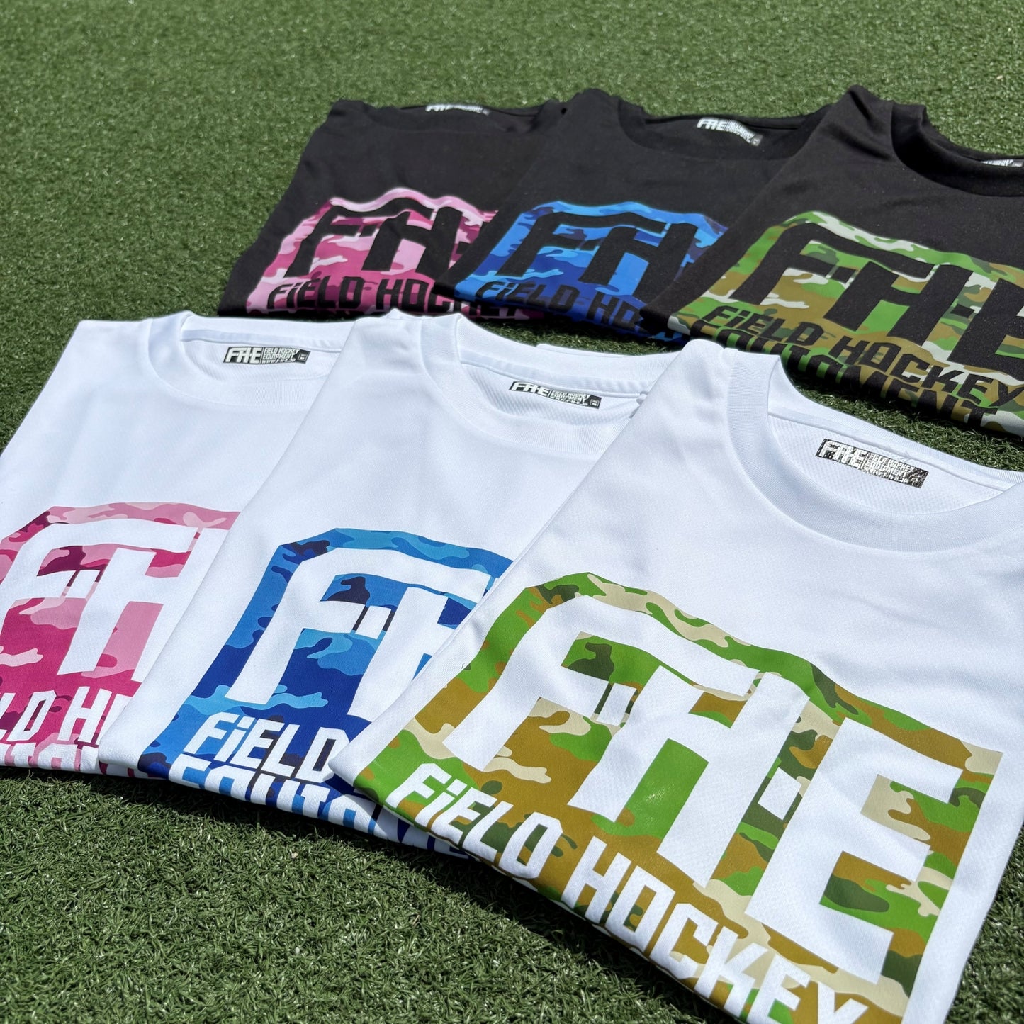 F-H-E カモフラ柄Tシャツ