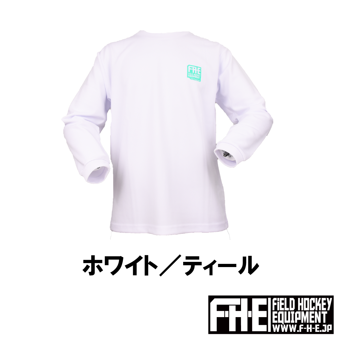 F-H-E 長袖シャツ 両面プリントロゴ小