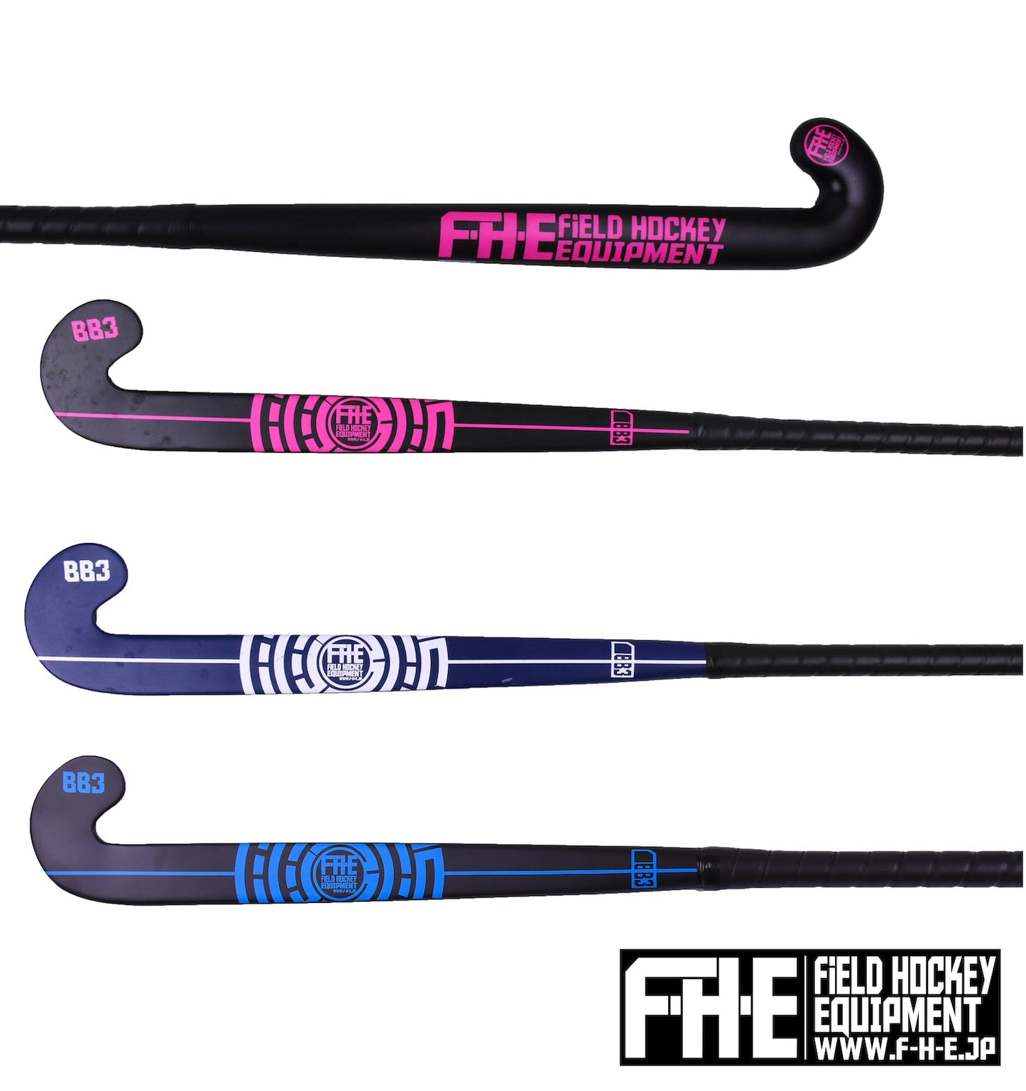 F-H-E スティック BB3シリーズ ブラック/ブルー