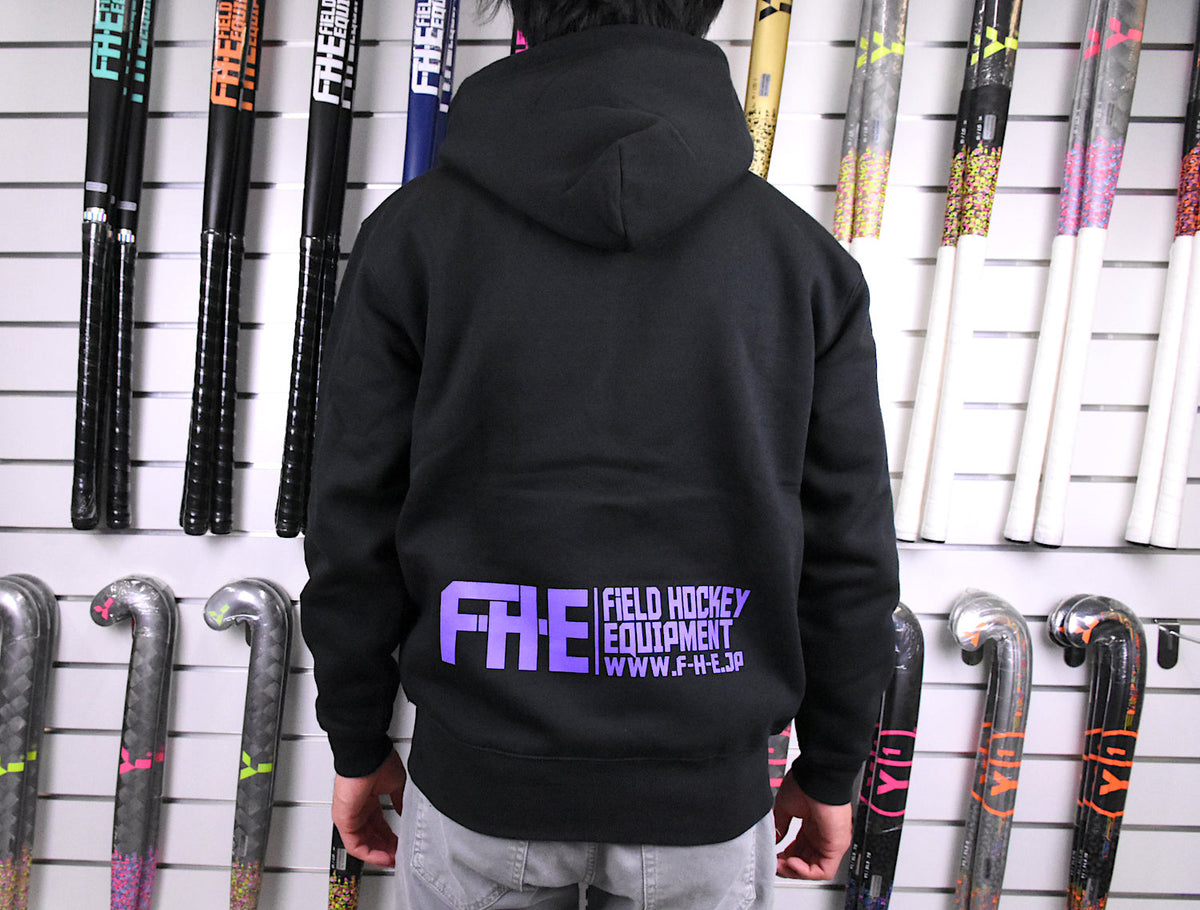 F-H-E Zip Hoodie Black/Blue