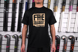 F-H-E Tシャツ ブラック/パープル【送料込】【ホッケーTシャツ】