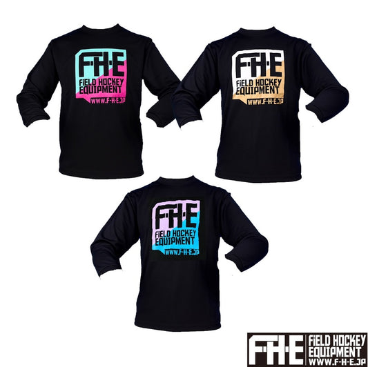 F-H-E Long Sleeve Shirt with Two-Color Print
