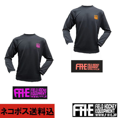 F-H-E 長袖シャツ （両面プリントロゴ小）シーズナルカラー【送料込】【ホッケー】