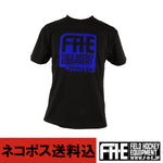 F-H-E Tシャツ ブラック/ブルー【送料込】【ホッケーTシャツ】