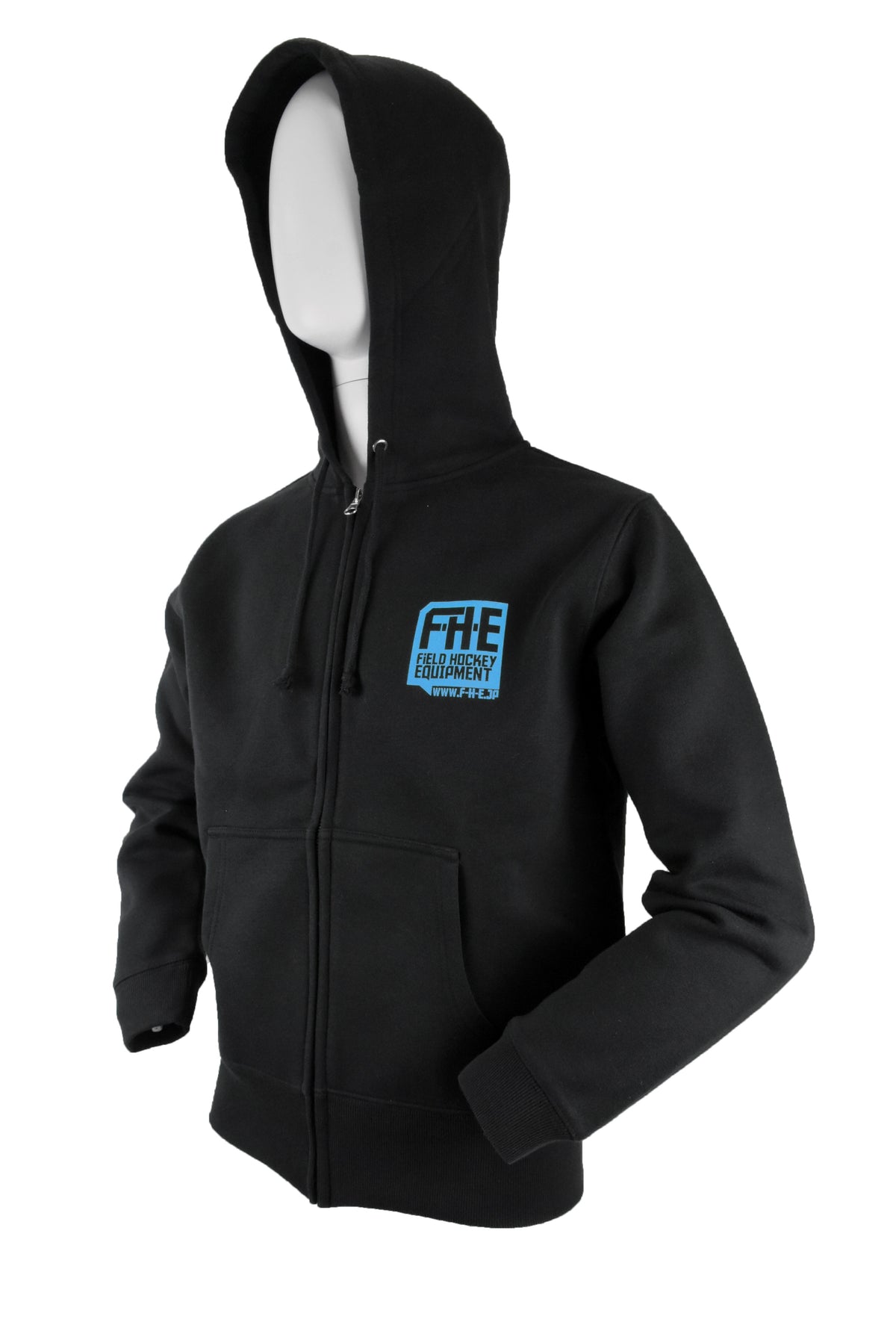 F-H-E Zip Hoodie Black/Blue