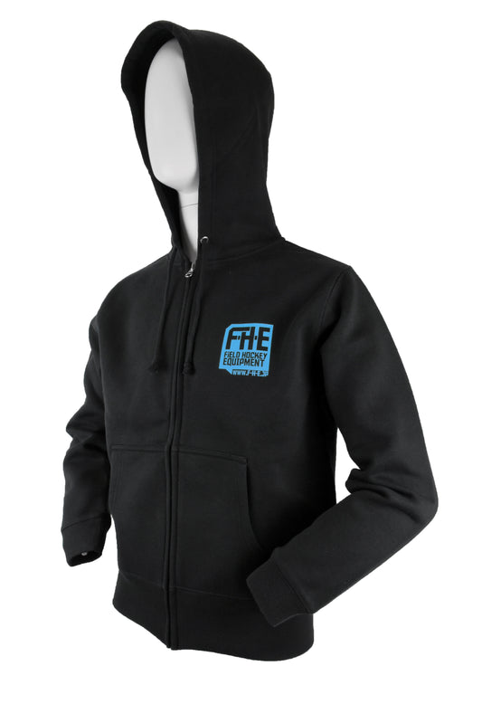 F-H-E Zip Hoodie Black/Blue