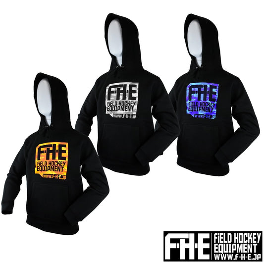 F-H-E Camo Pattern Hoodie Black/Orange