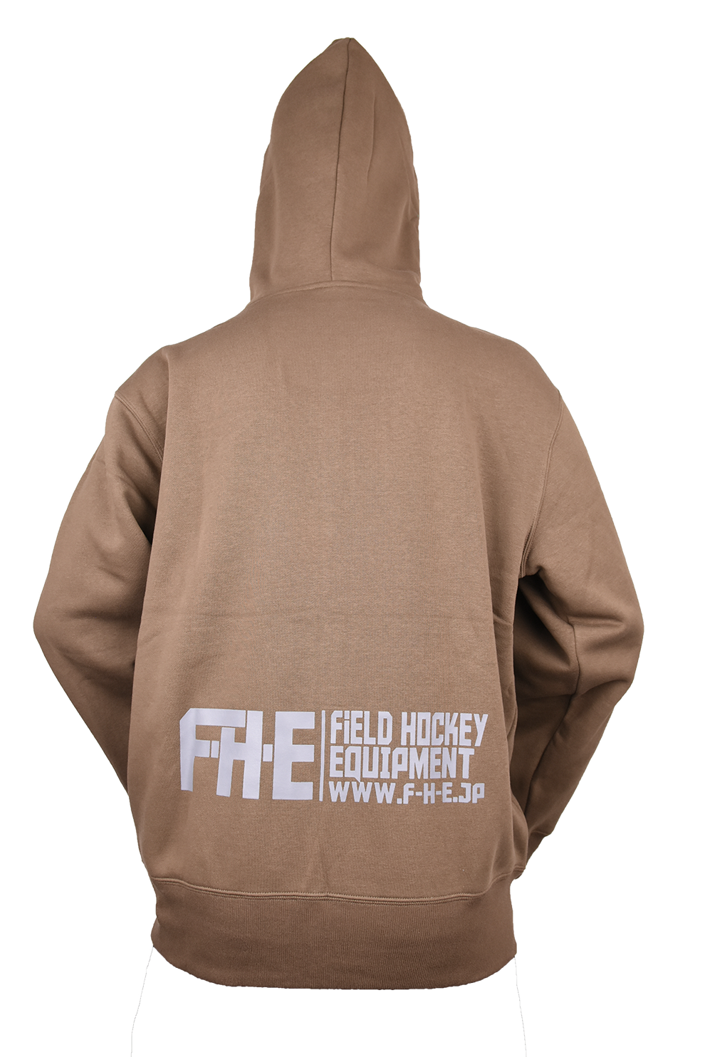 F-H-E ジップパーカー ブラウン/グレー