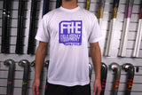 F-H-E Tシャツ ホワイト/ゴールド