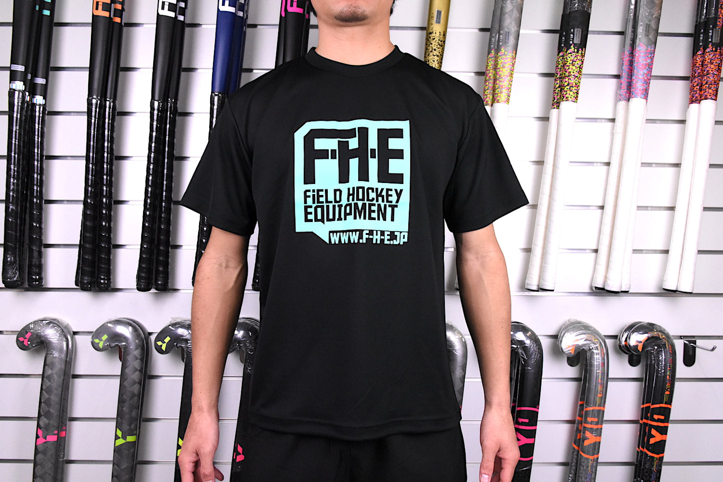 F-H-E Tシャツ ブラック/グレー【送料込】